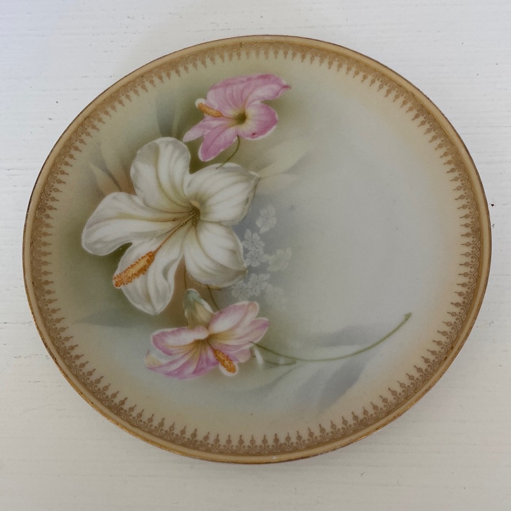 Vintage 6” Made In Bavaria Floral Plate!